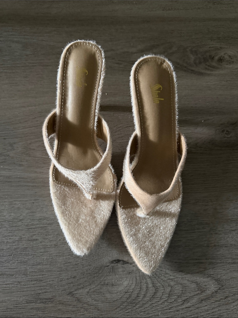 Seychelles Women's Blush Textured Pointed-Toe Slide Mules